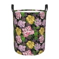 thumbnail image 1 of Balery Colorful Roses Cesta de ropa redonda con asas, impermeable, independiente, para ropa, juguetes, dormitorio y familia-Medium, 1 of 6