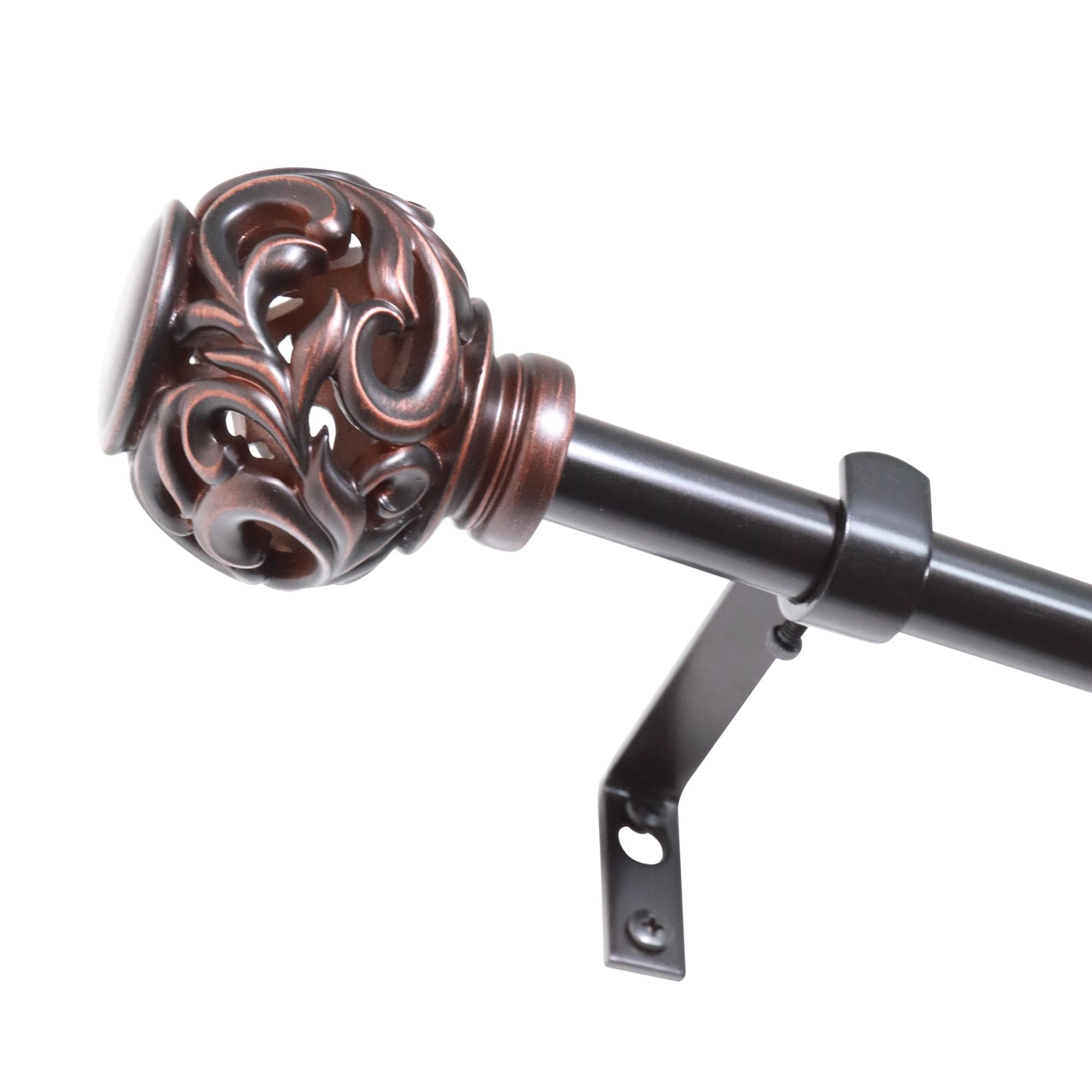 5/8" VINE OPEN BALL 86-128" GLOSS OILED BRONZE