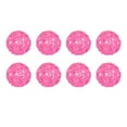 thumbnail image 1 of Unique Bargains 8 Pcs Wicker Rattan Balls 3.9 Inch Rattan Decorative Balls for Vase Fillers Craft Home Decor Pink, 1 of 5