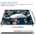 thumbnail image 4 of Vintage Floral Flower Pattern Mouse Pad, Floral Print Art Abstract Mouse Pad, Waterproof Mouse Pad Non-Slip Rubber Base MousePads for Office Laptop Computer, 4 of 6