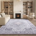 thumbnail image 4 of Safavieh Tucson Nazca Oriental Machine Washable Area Rug, Light Purple/Sage, 8' x 10', 4 of 15