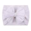JLMSPLWG Baby Girls Bowknot Headbands Toddler Basic Adjustable Stretchy Wide Headband Comfortable Soft Skin Friendly Headwrap Infant Hair Accessories