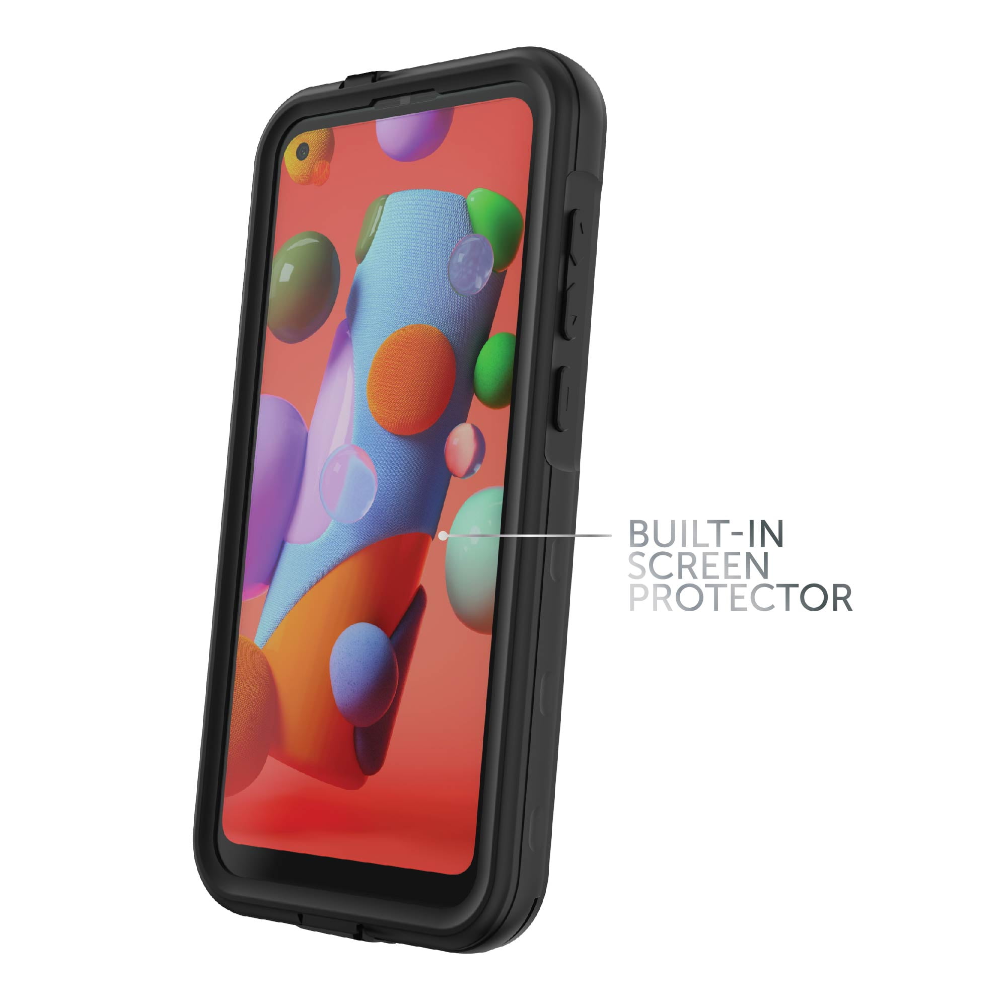 Body Glove Tidal Waterproof Phone Case for Samsung Galaxy A11 - Black/Clear  - Walmart.com