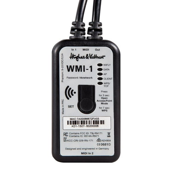 Hughes & Kettner WMI-1 Wireless Midi Interface