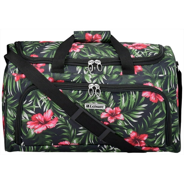 Leisure Luggage 20'' Lafayette Hibiscus Palm Duffel Bag Luggage 20 ...