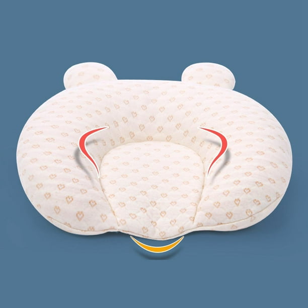 Infant Pillow,Baby Head Pillow Prеvent Flat Hеad Soft,Newborn Pillow Infant Sleeping Pillow Detachable Cover CUTICAT Almohada Infantil