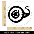 thumbnail image 2 of Creepy Eyeball Spooky Self-Inking Rubber Stamp Ink Stamper - Purple Ink - Small 3/4 Inch, 2 of 7