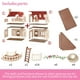 thumbnail image 5 of Juego familiar de casa de muñecas con cabaña acogedora, muebles y accesorios para casa de muñecas, casas de muñecas para juegos de imaginación, para niños pequeños, niños y niñas, 5 of 5