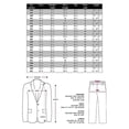 thumbnail image 3 of Men's 3 Button Single Breasted Dress Suits , 14 Colors, 3 of 3