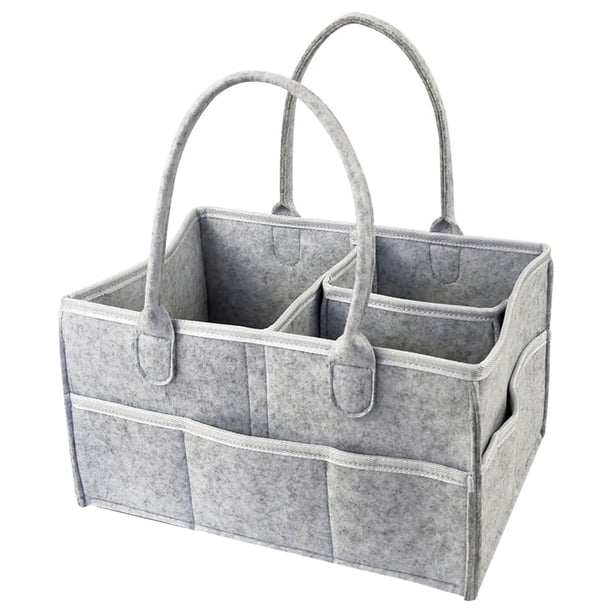 Organizador De Pañales Para Bebés, Contenedor De Almacenamiento Portátil No Tejido Para Guardería Con Compartimentos, Regalo Para Baby Shower seitruly HA034782-00