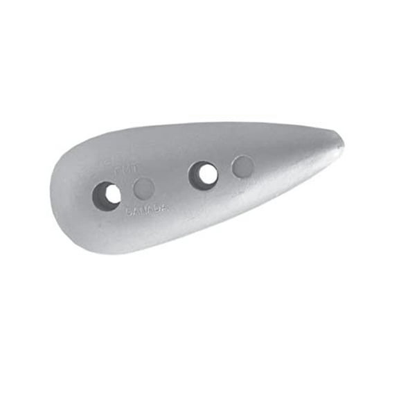 Martyr CMT21, Zinc Alloy Pleasurecraft CMT-21 Medium teardrop Bolt-on anode