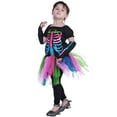 thumbnail image 2 of TheFound Robe Mère-Fille Halloween Jupe Squelette + Leggings + Manches, 2 of 9