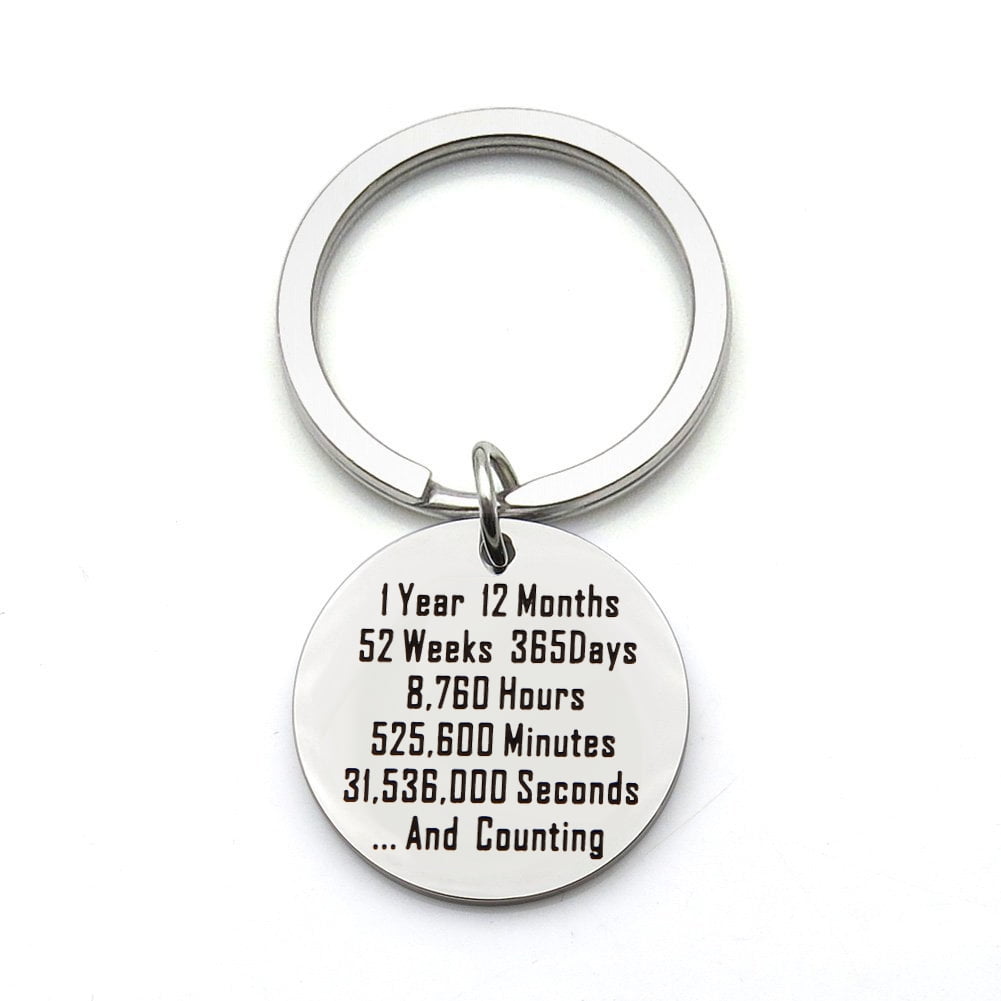 Anniversary Gift Cactus Prick Personalised Key ring Clip Charm Saccos