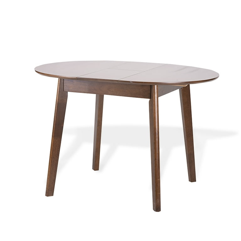 Modrest Miami Modern Natural Oak Round Extendable Dining Table - KFROOMS