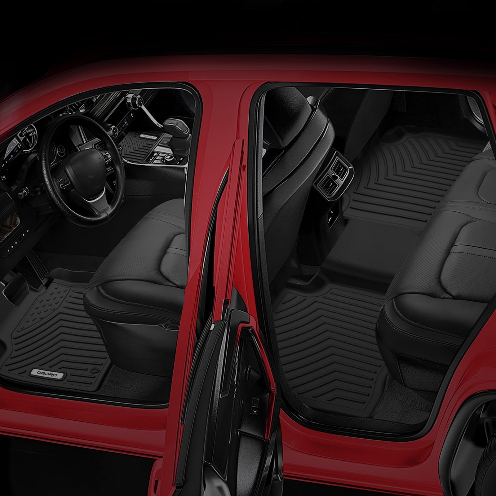 RVNI Floor Mats Trunk Cargo Liners For 2022 2023 2024 Hyundai Tucson NOT Hybrid TPE Rubber