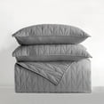 thumbnail image 6 of Wonderful Bedding Solid Washed Cotton 3-Piece Quilt Set, 6 of 6