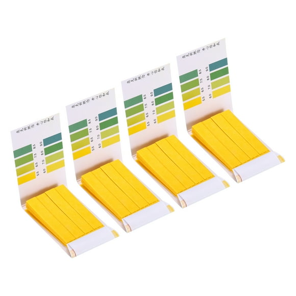 Unique Bargains pH5.5 to pH9 Test Strips 80 Litmus Indicator Paper Alkaline Acid Testing, 4 Pack