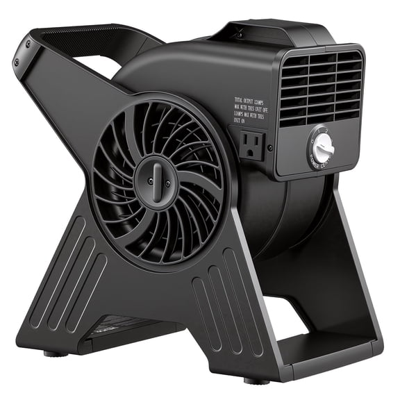 VEVOR Blower Fan, 13 in Portable Utility Floor Fan, 300 CFM, 3 Speeds, Multi-Angle Airflow, Lightweight Portable High Velocity Air Mover, for Drying, Dehumidifying, Carpets, Air Circulation, Cooling