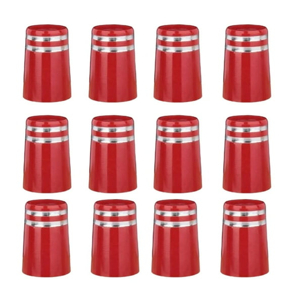 Golf Colorful Iron Ferrules .355 12Pack Re-Shaft Golf Ferrule for Taper Red