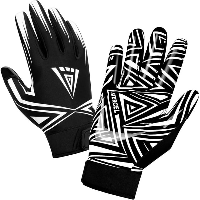 Gants de Football pour Hommes, Gants de Receveur de Football, Performance Améliorée et Grande Adhérence, Gants de Rugby et de Football pour Adultes et Jeunes