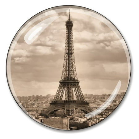 Optical Crystal Diamond Paperweight - Eiffel Tower French Crystal Paperweight