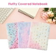 thumbnail image 4 of Notebook,Cute Fluffy Ideal Note Private Diary Fluffy Cover Notebook Covered Private Note Lined 80 Softcover Embroidery Softcover Private Embroidery Cover A5 Notebook With Softcover 80, 4 of 5