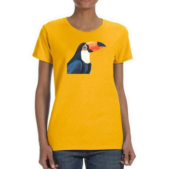 Exotic Toucan T-Shirt Women -Annie Warren Designs, Female XX-Large