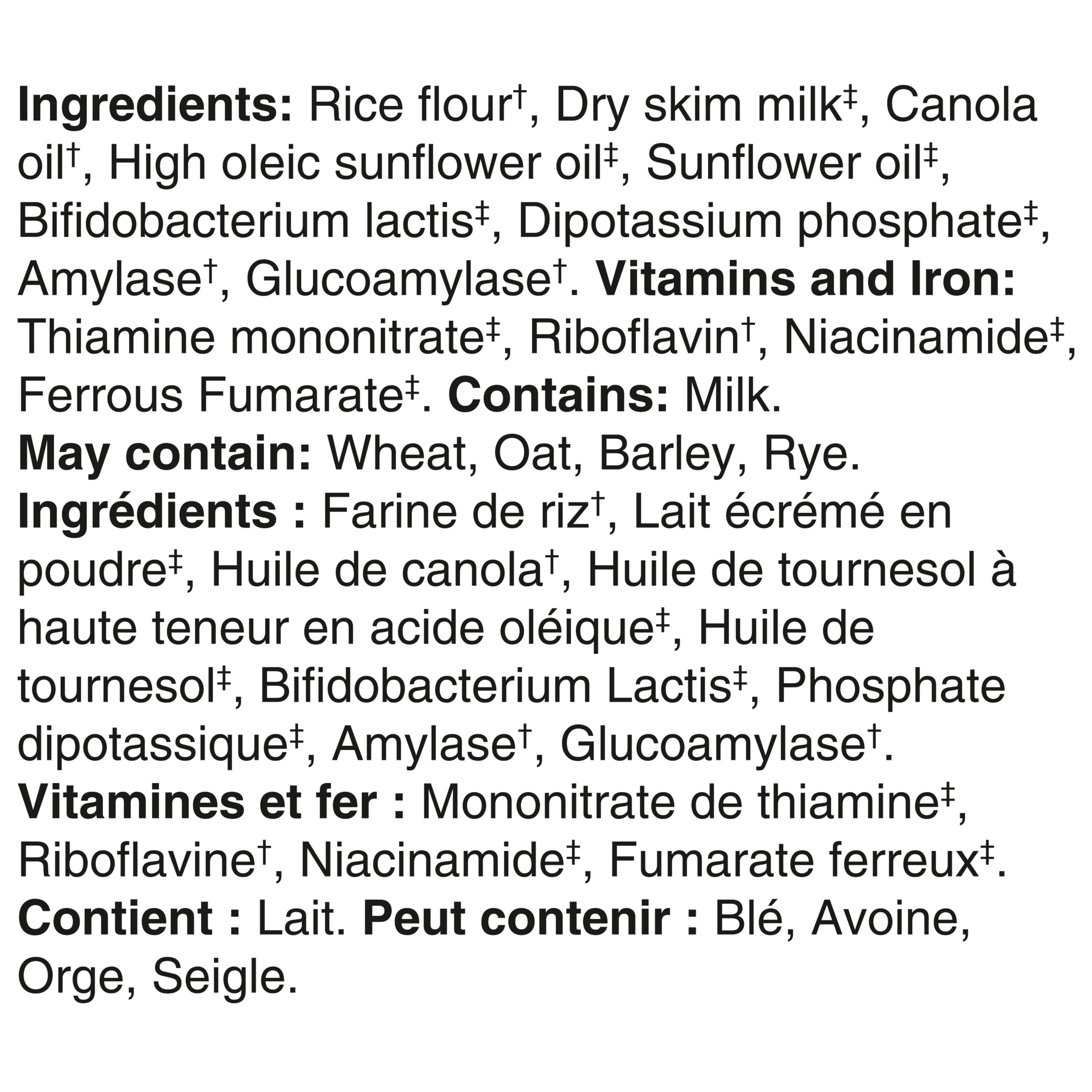 GERBER Céréales Pour Bébés Étape 1 De Riz