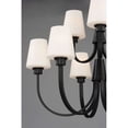thumbnail image 3 of 11826SWBK Maxim Lighting Shelter-9 Light Chandelier-30 Inches wide by 35 inches high-Black Finish    -Traditional Installation, 3 of 5