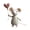 F, variant on NOVELAR Miniature Felt Mouse Figurine, 3.15 Inches High, Whimsical Accent for Nursery or Office, Ideal as a Thoughtful Gift
