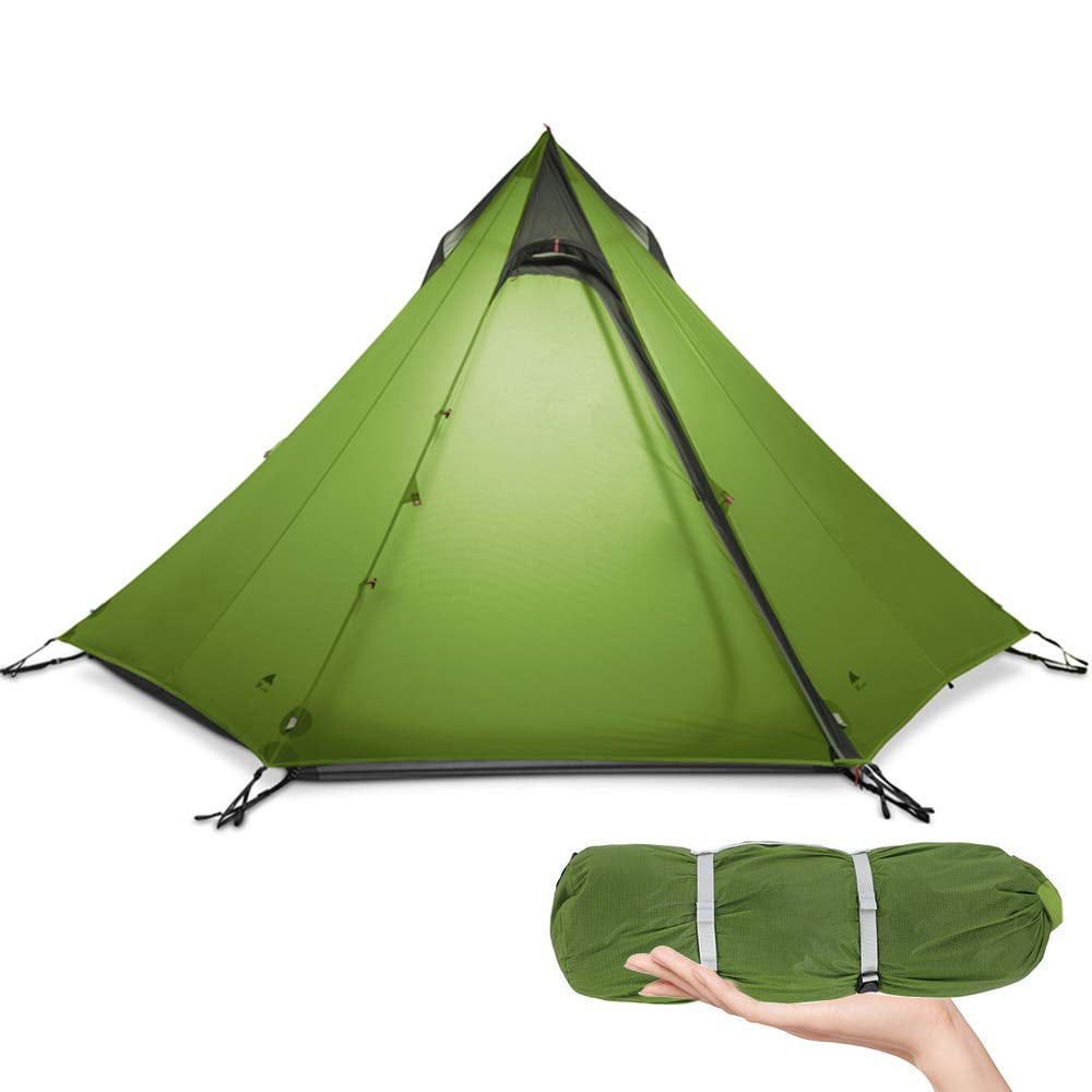 3F LanShan 1 & 2 Person Ultralight Backpacking Tent 15D Camping Outdoor 2019 Hot 