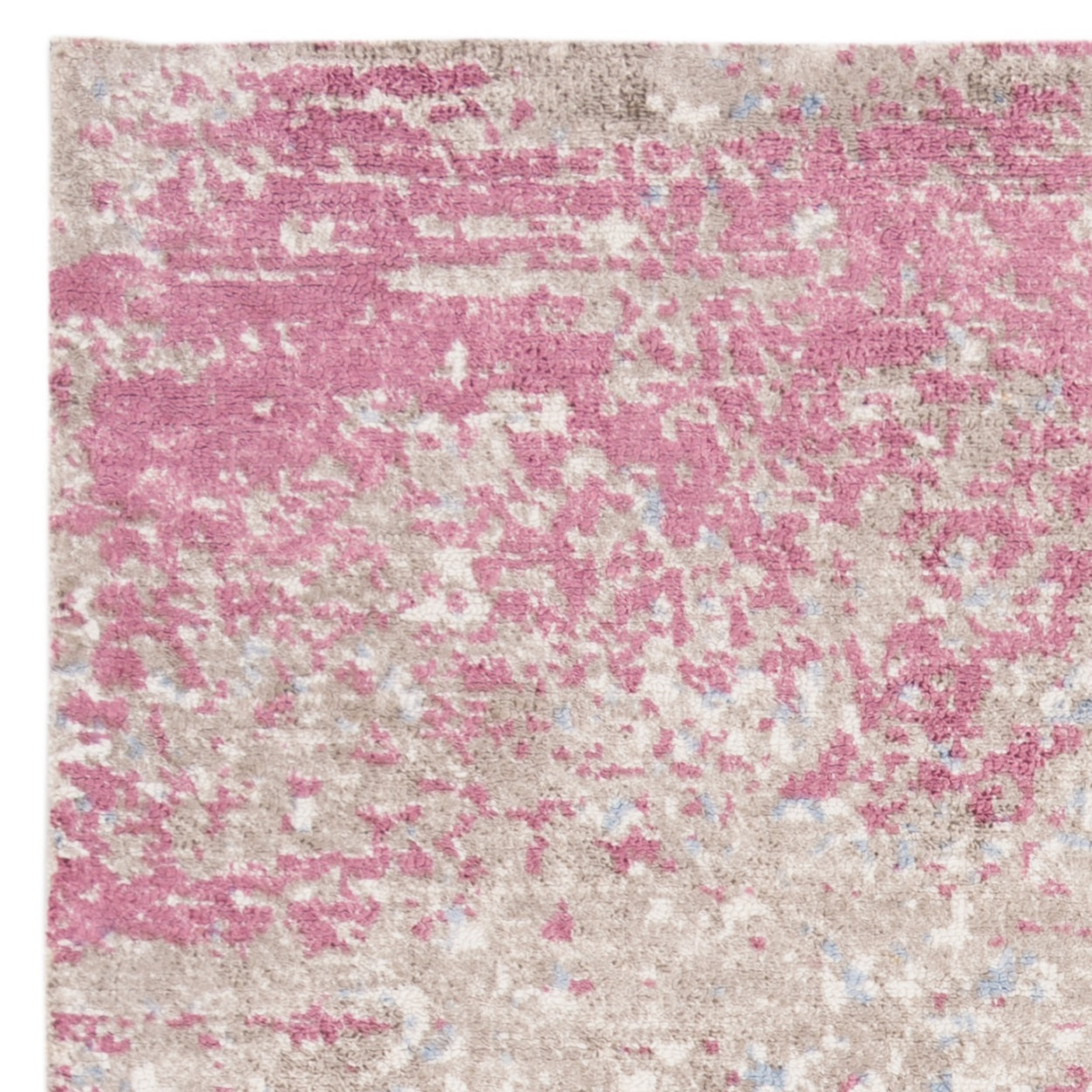 SAFAVIEH Expression Kliment Abstract Area Rug, Ivory/Blue, 4' x 6'