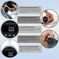 thumbnail image 3 of Digital Measuring Wheel USB Rechargeable 652.8ft/199m High Precision Measurement with LCD Display Portable Smart Distance Measurer for Flat Curved Diameter Irregular Surfaces, 3 of 5