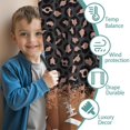 thumbnail image 3 of Blackout Kids Curtains,Leopard Print and Footballs Pattern Childrens Insulated Curtains Set Of 2,Bedroom Essentials,Toddler Room Decor 42"x84", 3 of 5