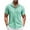 Green, variant on WAENQINLA Mens Summer Shirt 2025 Casual Solid Color Button Down Shirts Lightweight Short Sleeve Beach Shirts with Pocket