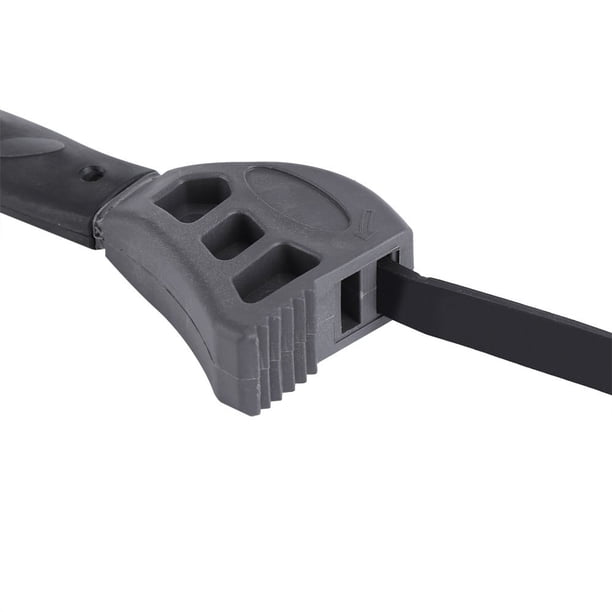 Llave de filtro de aceite universal Correa ajustable Tapas de frascos de goma Herramienta de plomería para apretar y aflojar
