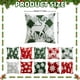 thumbnail image 3 of ¡Oferta especial! Cojines decorativos Zainafacai rojos navideños con copos de nieve bordados, fundas de lona para cojines, decoración navideña para el hogar, fundas suaves para sofá, dormitorio,, 3 of 8