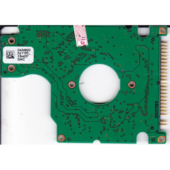 HTS421280H9AT00, 0A26820 DA1195_, PN 0A27467, Hitachi 80GB IDE 2.5 PCB