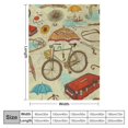 thumbnail image 4 of PIKWEEK Graffiti Art Sofa Bed Blanket - Super Soft Blanket for Teenagers and Adults Multiple specifications White, 4 of 6