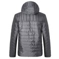 thumbnail image 2 of LEEy-world Mens Winter Coats With Hood Men's Hooded Jacket, Quilted Coat, Sherpa Lined Grey,L, 2 of 3