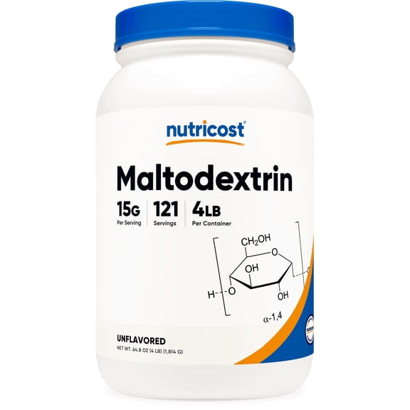 Nutricost Maltodextrin Powder 4LBS - Non-GMO Supplement