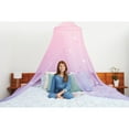 thumbnail image 5 of Three Cheers for Girls: Butterfly Ombre Bed Canopy - Pink & Purple Shimmering Butterflies, Bedroom Accessory, Fits Twin/Full/Queen, Kids Ages 6+, 5 of 7