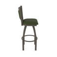 thumbnail image 4 of 870 Hadleigh 30" Swivel Bar Stool with Bronze Finish and Canter Pine Seat and Back, 4 of 5