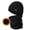 Black, variant on WMCAPS Unisex Fleece Lined Beanie & Scarf Set Gifts for Men Women, Thick Fleece Warmer Neck Face Scarf Set, Stocking Caps with Scarf (Black)