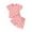 Pink, variant on Baby Boys' One-Piece Rompers Clearance Toddler Clothes Summer Baby Small Floral Set Of Children Cotton Girls Round Neck T Shirt