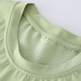 thumbnail image 3 of oqasdz Girls T Shirts Short Sleeve Crewneck Mesh Breathable Performance Top for Kids Athletic Shirts Workout Base Layer Outdoor T Shirt, 3 of 4