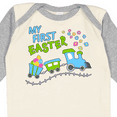 thumbnail image 4 of Inktastic My First Easter Train Boys or Girls Long Sleeve Baby Bodysuit, 4 of 5