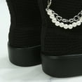 thumbnail image 3 of B91xZ Bottes Imperméables à Enfiler pour Femmes, Noir 8.5, 3 of 5