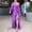 Purple, variant on Oplxuo Women's One Shoulder Formal Prom Dress - Elegant Sleeveless Party Cocktail Evening Maxi Dresses with Slit
