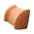 thumbnail image 2 of Almohada de soporte para la espalda, cojín de esponja para el respaldo, para escritorio, silla, hogar, asiento de coche Naranja, 2 of 7